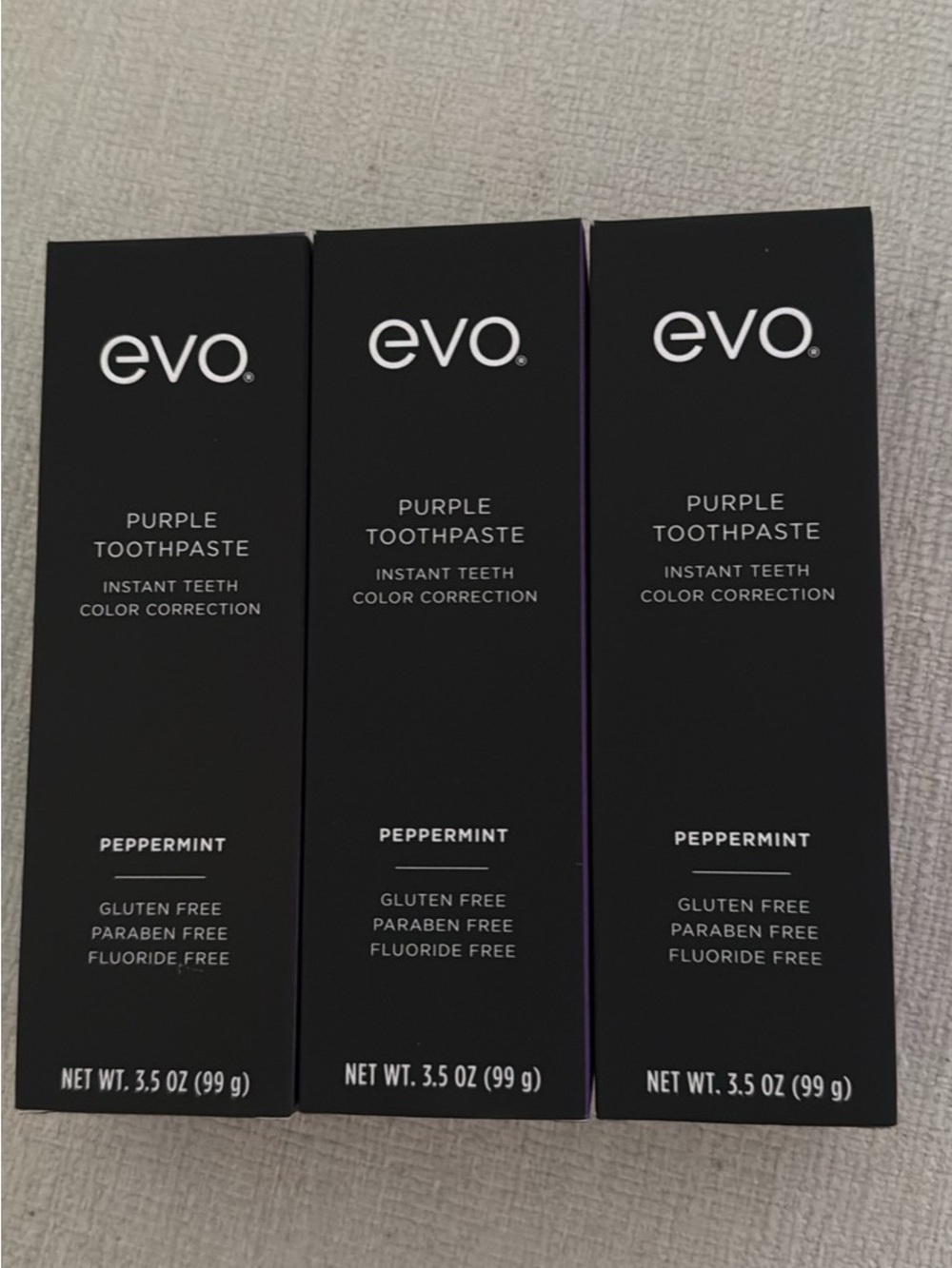 evo Purple Toothpaste Peppermint - 3.5 oz
